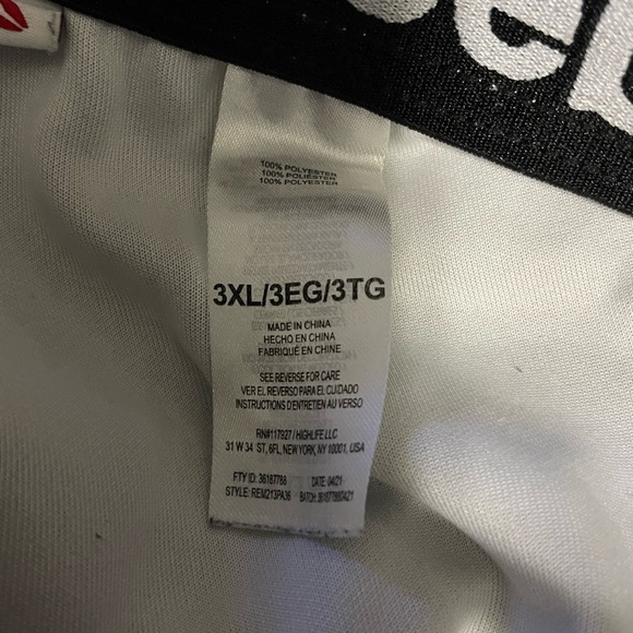 Reebok Black and White Athletic Joggers - Picture 5 of 5